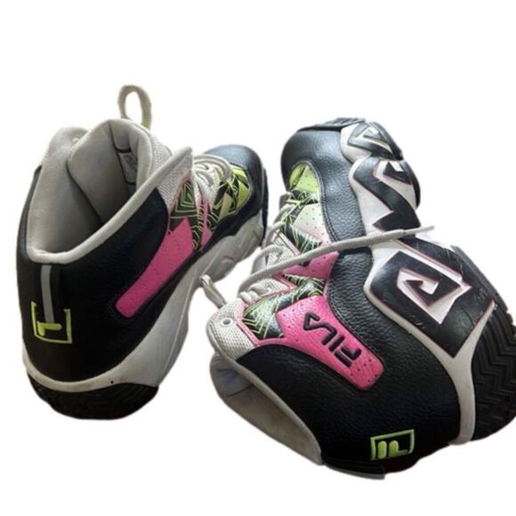 FILA MB MULTICOLORED JAMAL MASHBURN RETRO BASKETBALL SHOES SIZE 12 - Picture 5 of 10